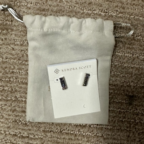 Kendra Scott Rainbow MultiColored Drusy Lady Stud Earrings - Picture 2 of 5